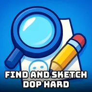 Find And Sketch DOP Hard - IQ Test Games game