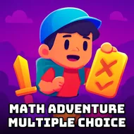 Math Adventure Multiple Choice - Math Challenge game