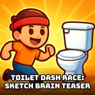 Toilet Dash Race: Sketch Brain Teaser - Draw Puzzle game