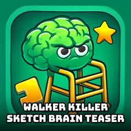 Walker Killer Sketch Brain Teaser - Draw Puzzle game